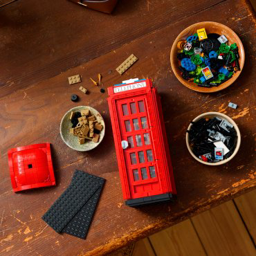 LEGO Красная Лондонская телефонная будка Ideas 21347, деталей 1460 шт купить,NaN