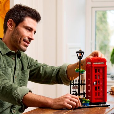 LEGO Красная Лондонская телефонная будка Ideas 21347, деталей 1460 шт купить,NaN
