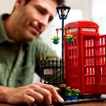 LEGO Красная Лондонская телефонная будка Ideas 21347, деталей 1460 шт купить,NaN