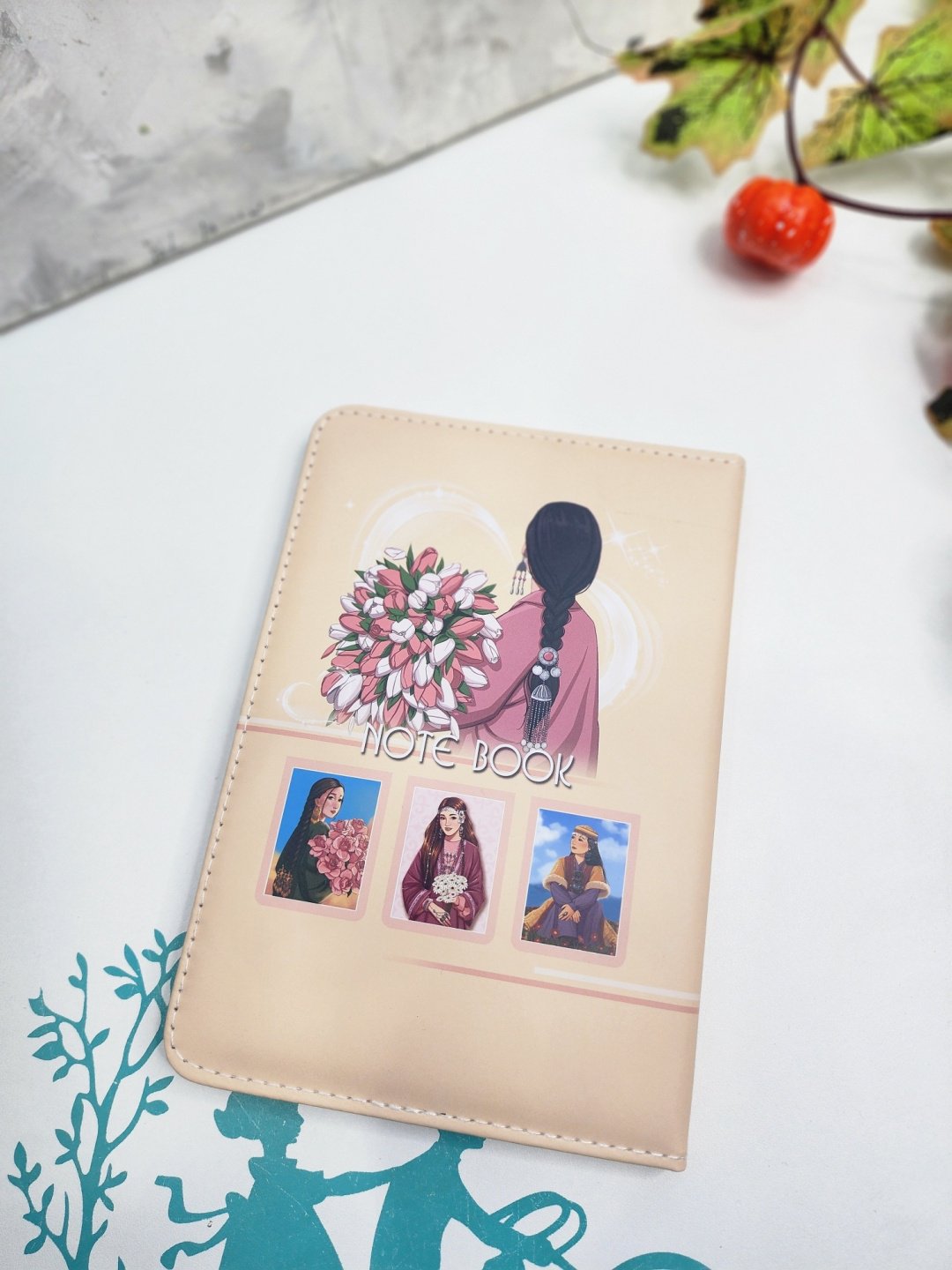 Блокнот Девушка, A5, 81 л, клетка купить,NaN
