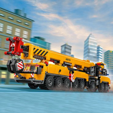 LEGO Желтый передвижной строительный кран City 60409, деталей 1116 шт купить,NaN