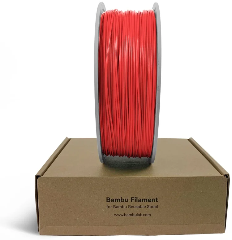 Пластик для 3D-печати Bambu Lab PLA 1.75мм 1кг красный купить,NaN