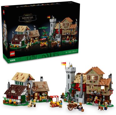 LEGO Средневековая городская площадь Icons 10332, деталей 3304 шт
