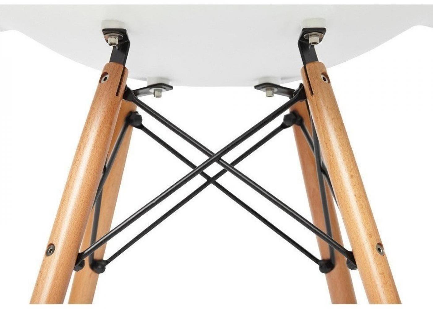 Обеденная группа Eames DSW D90 белая купить,0
