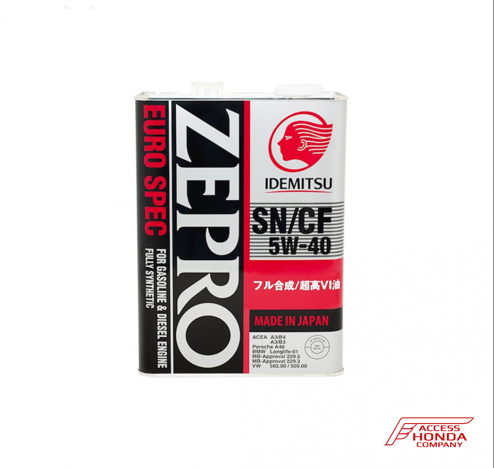 Моторное масло Idemitsu Zepro Euro Spec 5W-40 4л купить,NaN