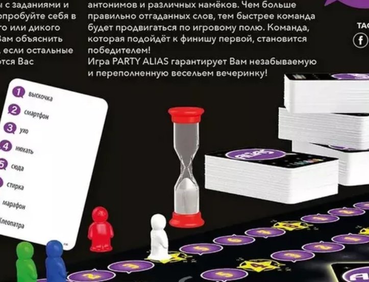 Настольная игра Finenolo Характеристики Настольная игра Tactic Alias Скажи Иначе Вечеринка 2 купить,0