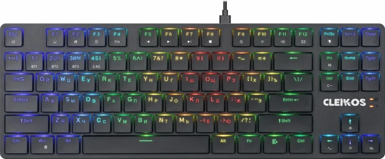 Клавиатура игровая механическая Defender Cleikos GK-135 RU Black