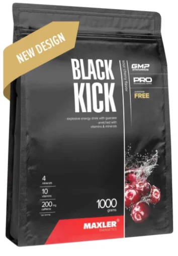 Энергетик Maxler Black Kick Sour Cherry 1000 г
