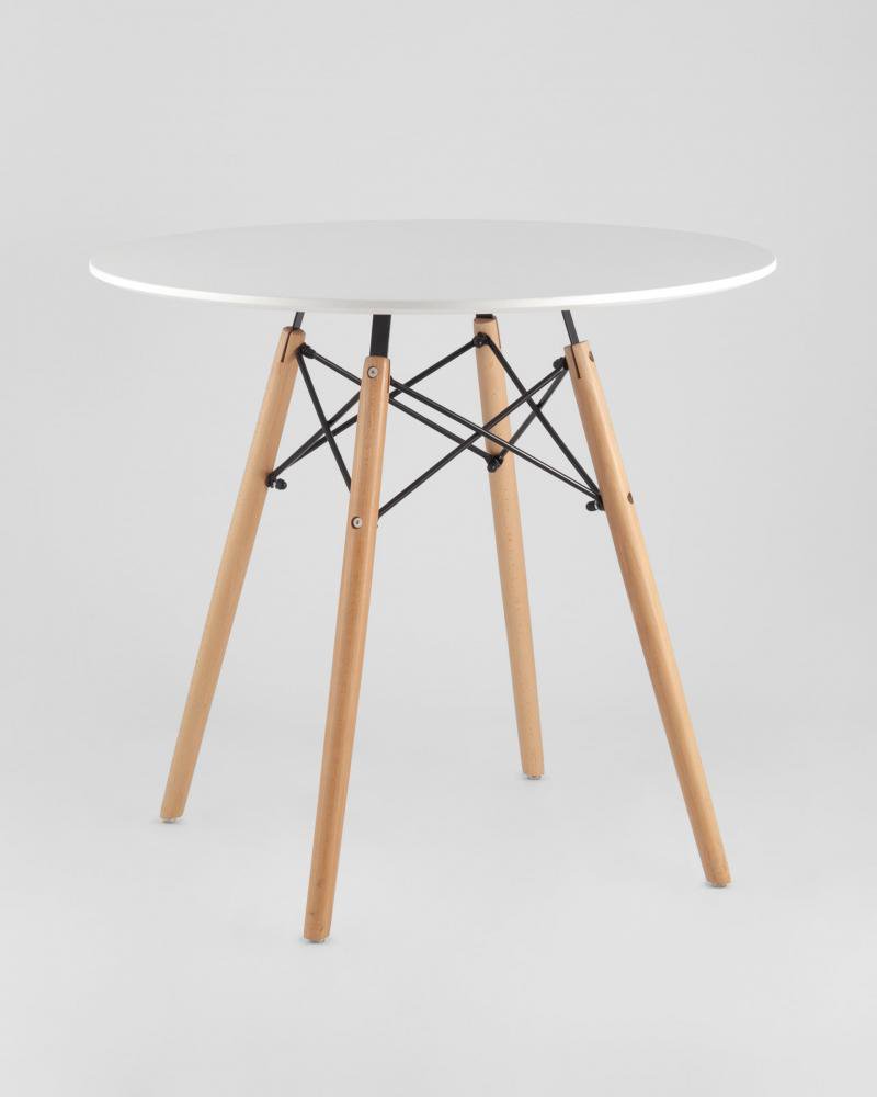 Обеденная группа Eames DSW D90 белая купить,0