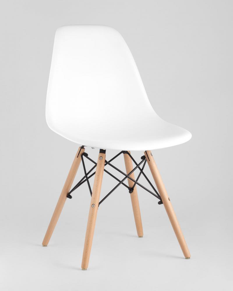 Обеденная группа Eames DSW D90 белая купить,0