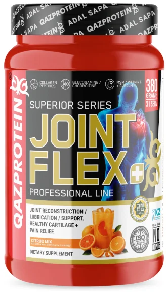 Препарат для укрепления связок и суставов Qazprotein Joint Flex+ Цитрусовый микс 380 г