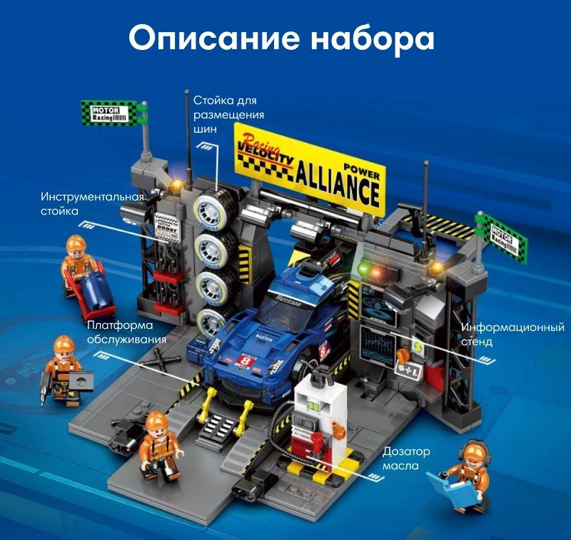 Конструктор Конструктор SEMBO Alliance CТО 665 деталей, деталей 665 шт купить,NaN
