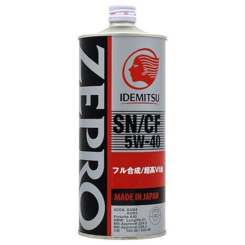 Моторное масло Idemitsu Zepro Euro Spec 5W-40 1л купить,NaN