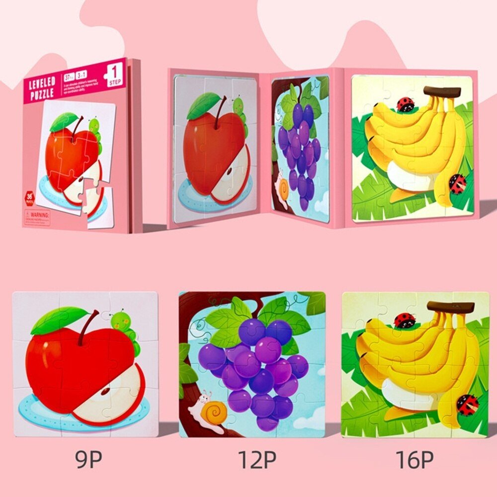Пазл Leveled puzzle фрукты купить,NaN