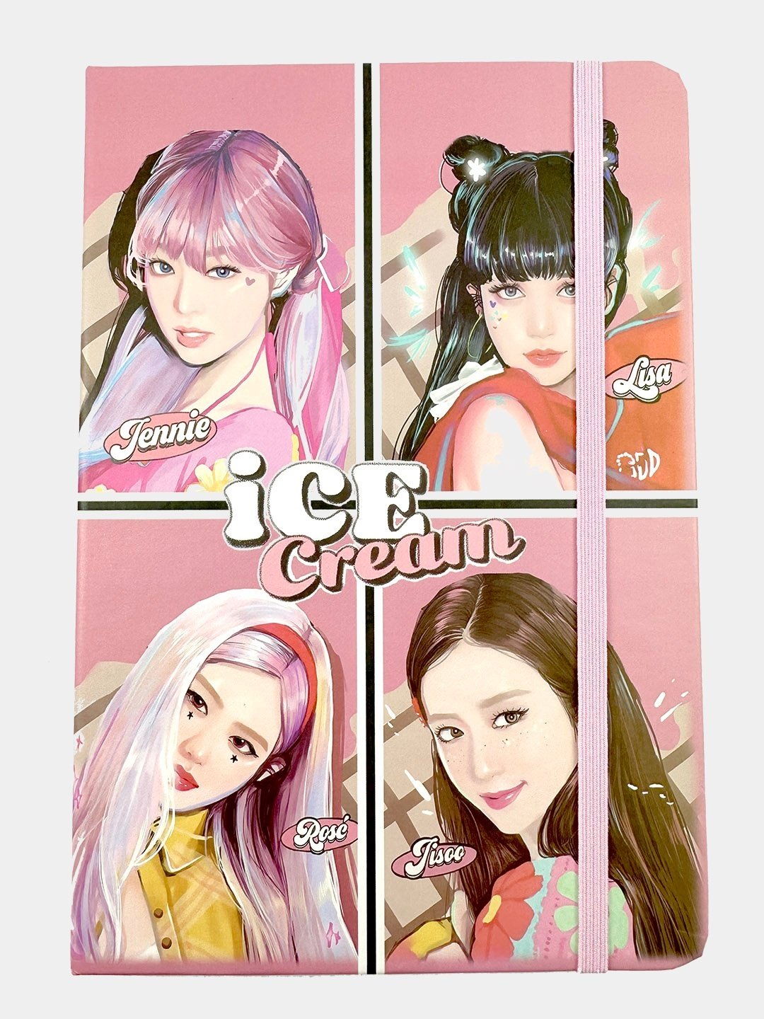 Блокнот Jooydoo Blackpink, A5, 80 л, мультиколор