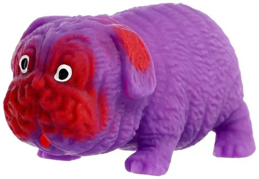 Игрушка-мялка Мопс 084729468 фиолетовый