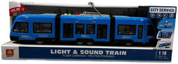 Поезд City Service Поезд метро MP338, пластик, синий