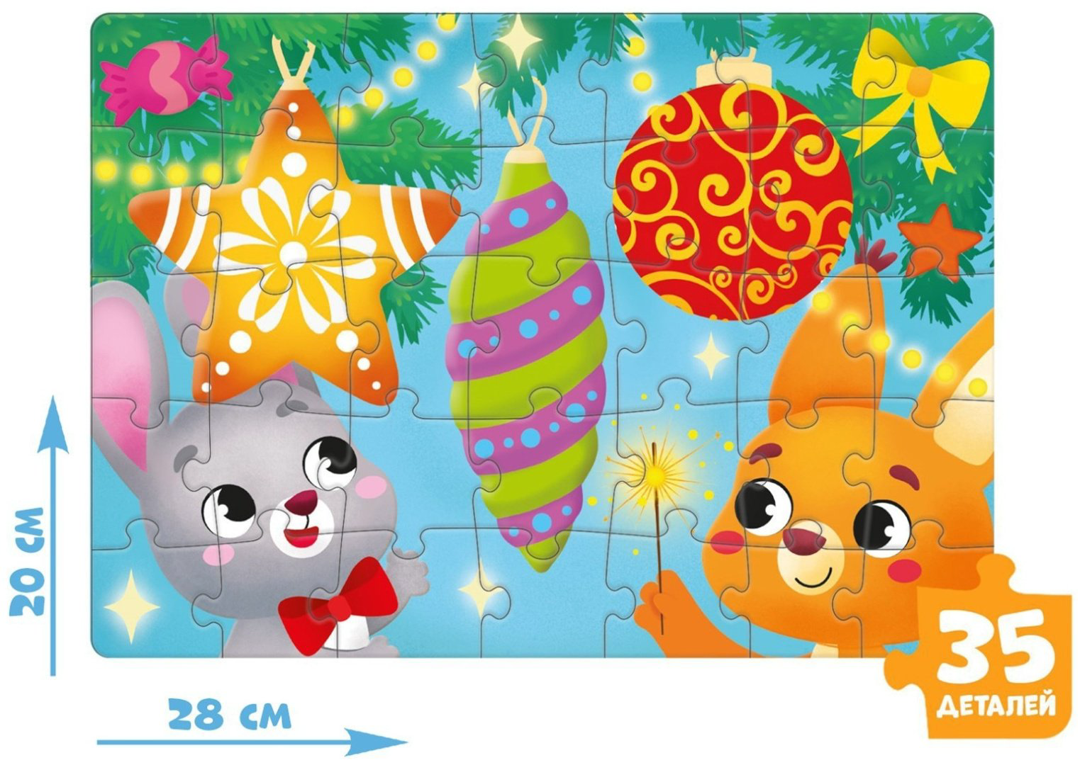 Пазл Puzzle Time Новый год 6919819 35.54 деталей купить,NaN