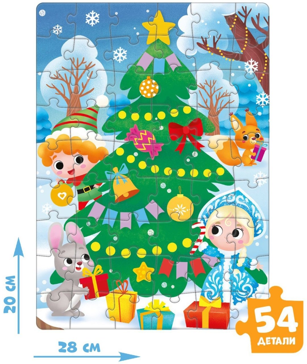 Пазл Puzzle Time Новый год 6919819 35.54 деталей купить,NaN
