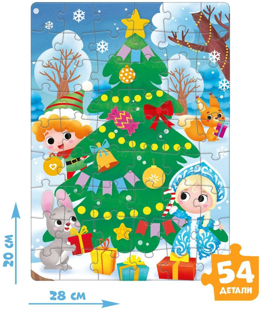Пазл Puzzle Time Новый год 6919819 35.54 деталей купить,NaN