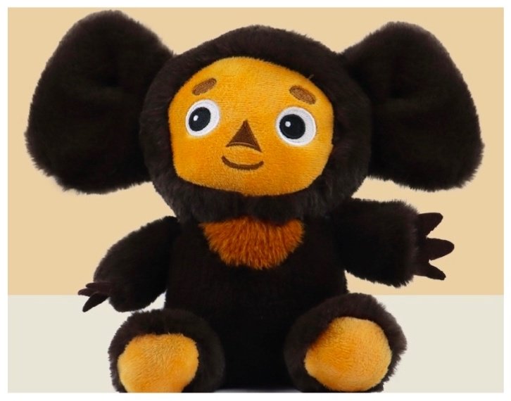 Мягкая игрушка BABY TOY Чебурашка, высота 20 см, коричневый купить,NaN