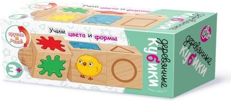 Кубики Десятое Королевство Учим цвета и формы купить,NaN
