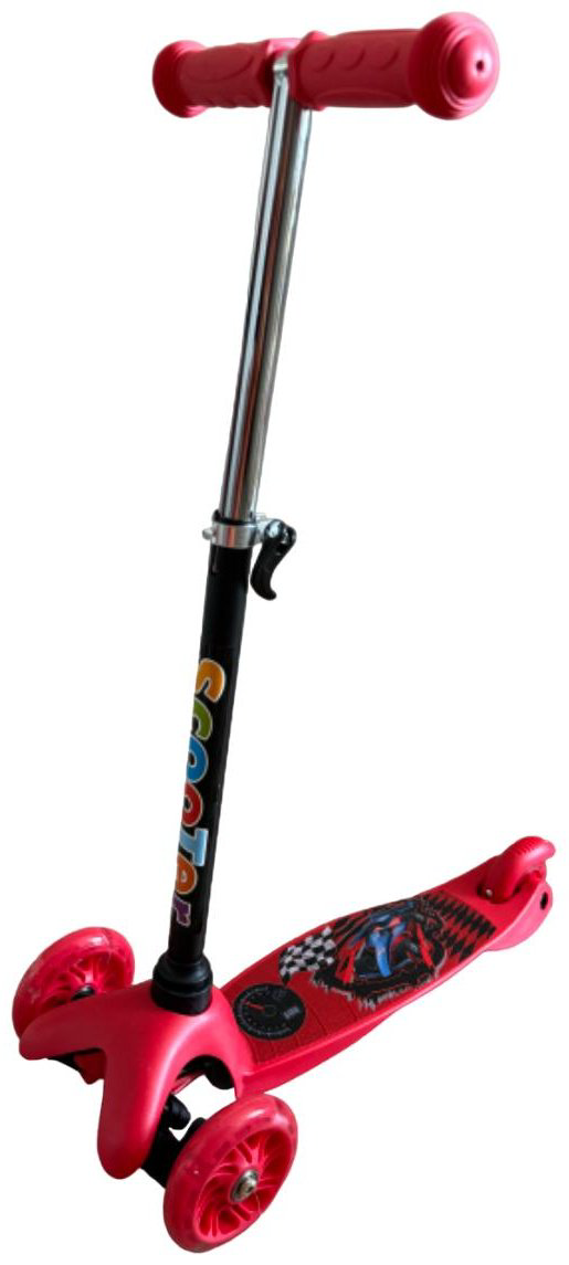 Самокат SCOOTER 1234567890 красный купить,NaN