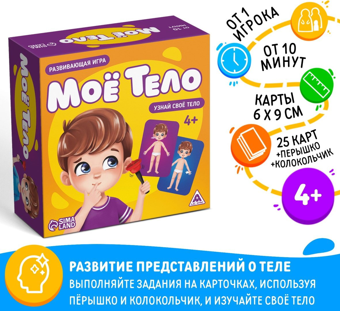 Настольная игра Лас Играс Мое тело купить,NaN
