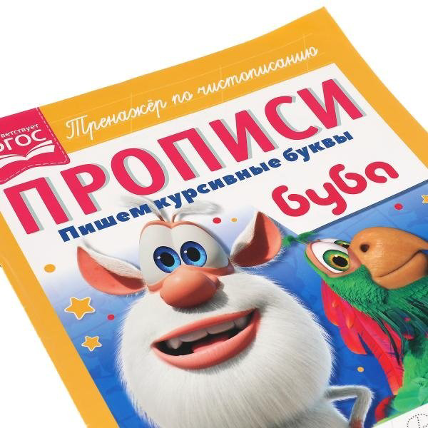 Пишем курсивные буквы. Прописи А4. Буба купить,NaN