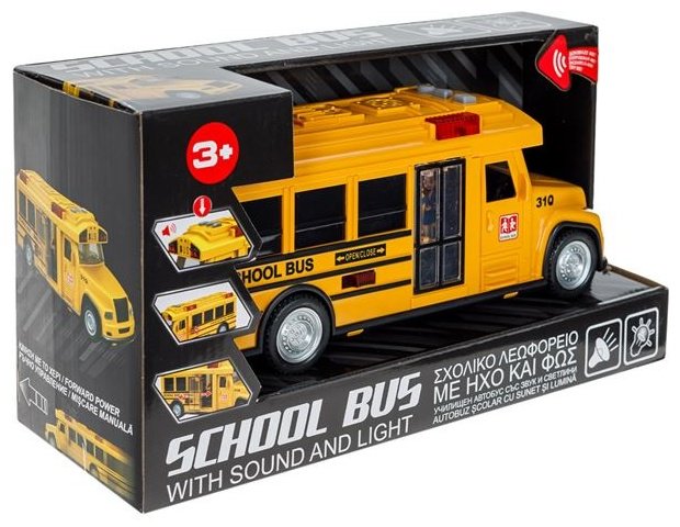 Toystar школный автобус 666-31Q, пластик, желтый купить,NaN