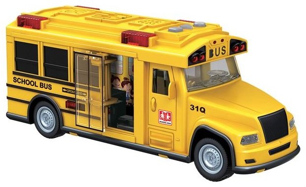 Toystar школный автобус 666-31Q, пластик, желтый купить,NaN