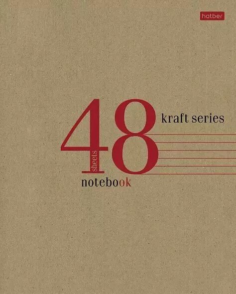 Общая тетрадь Тетрадь 48л.клетка на скрепке CRAFT, 48 л, А5, линейка, мягкая обложка, 1 шт купить,NaN