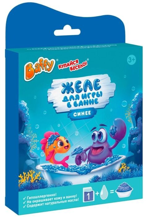 Набор «Джелли Baffy» Желе, соль для ванны (синяя) купить,NaN