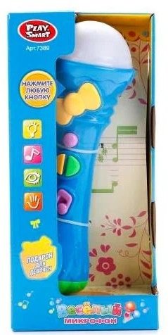 Микрофон Play Smart синий купить,NaN