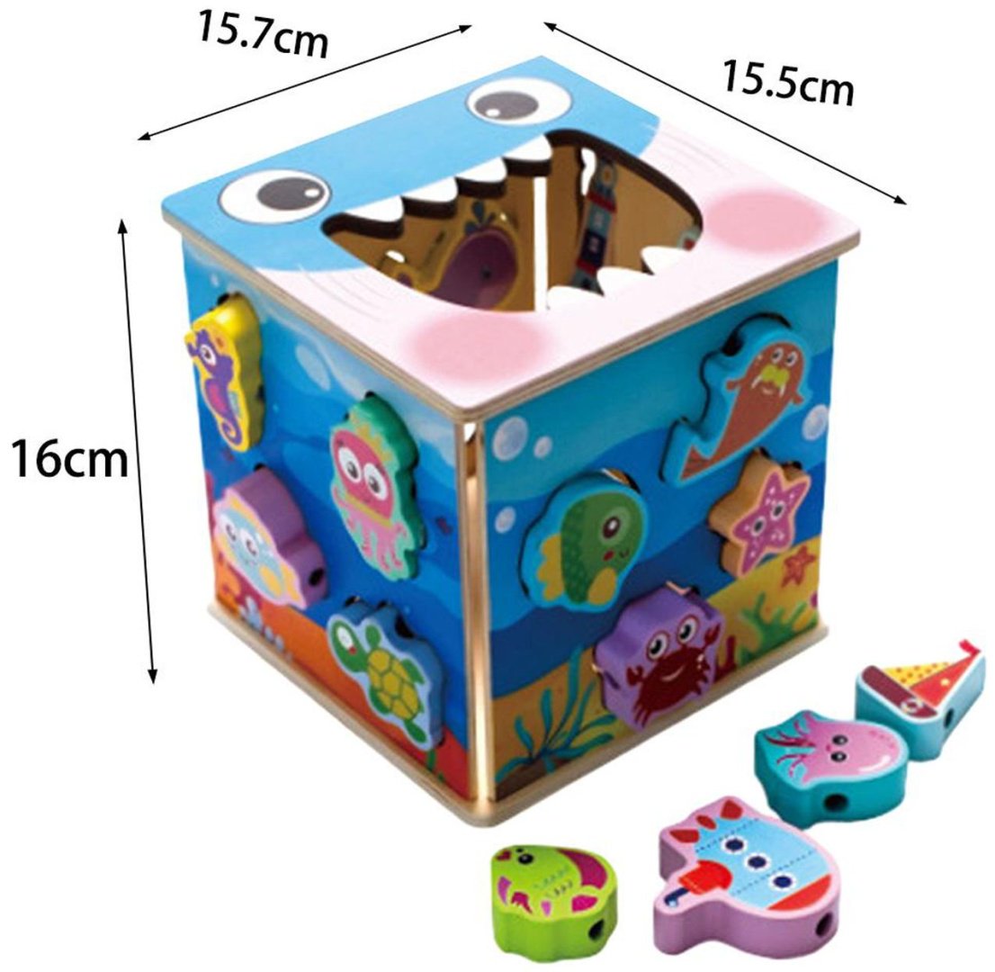 Сортер QIYI WOODEN куб Морские животные 3в1 купить,NaN