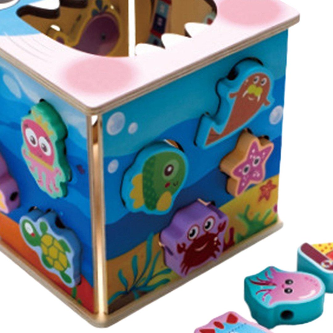 Сортер QIYI WOODEN куб Морские животные 3в1 купить,NaN