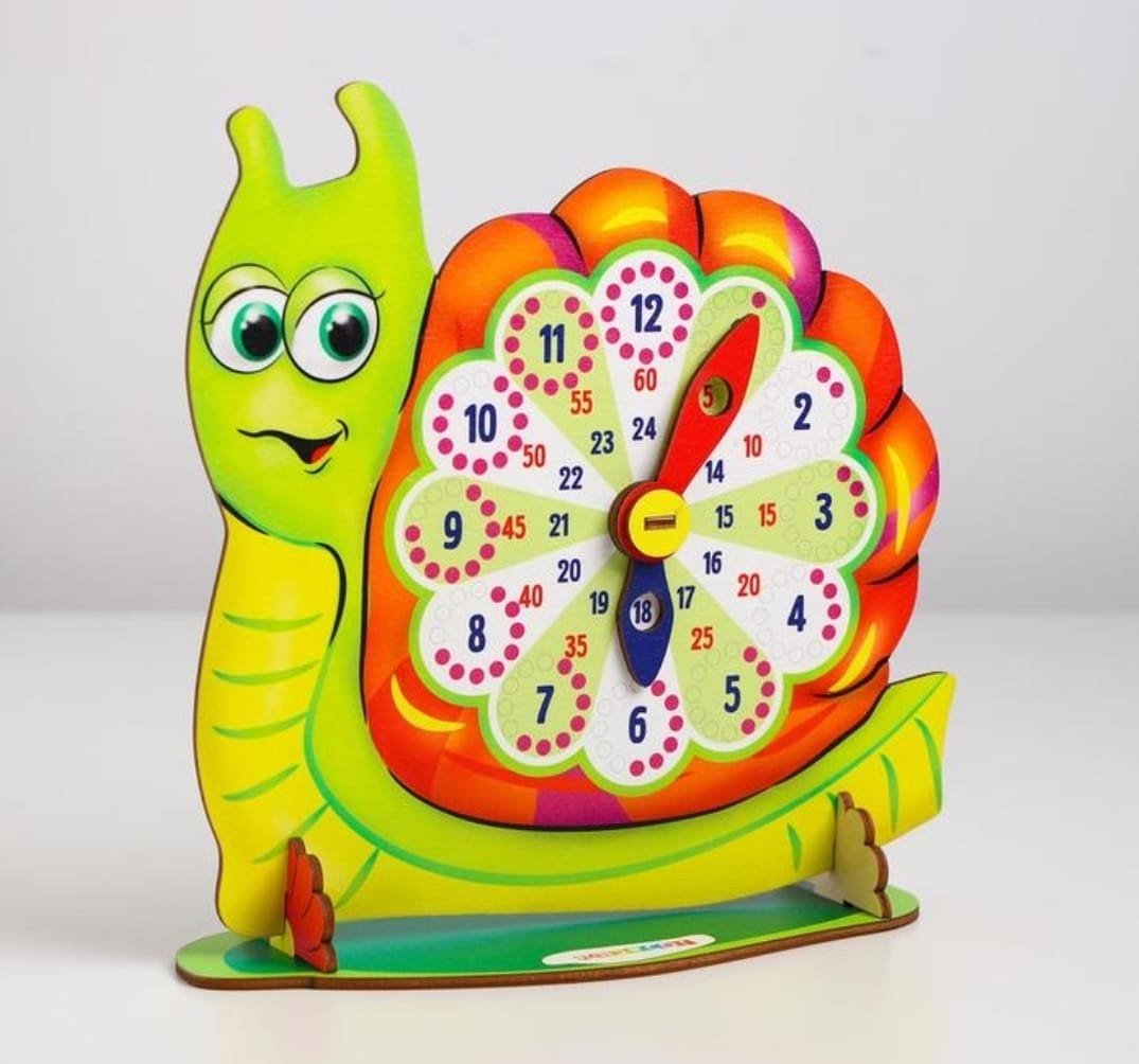 WoodLand Toys Часы Улитка 6301184 купить,NaN