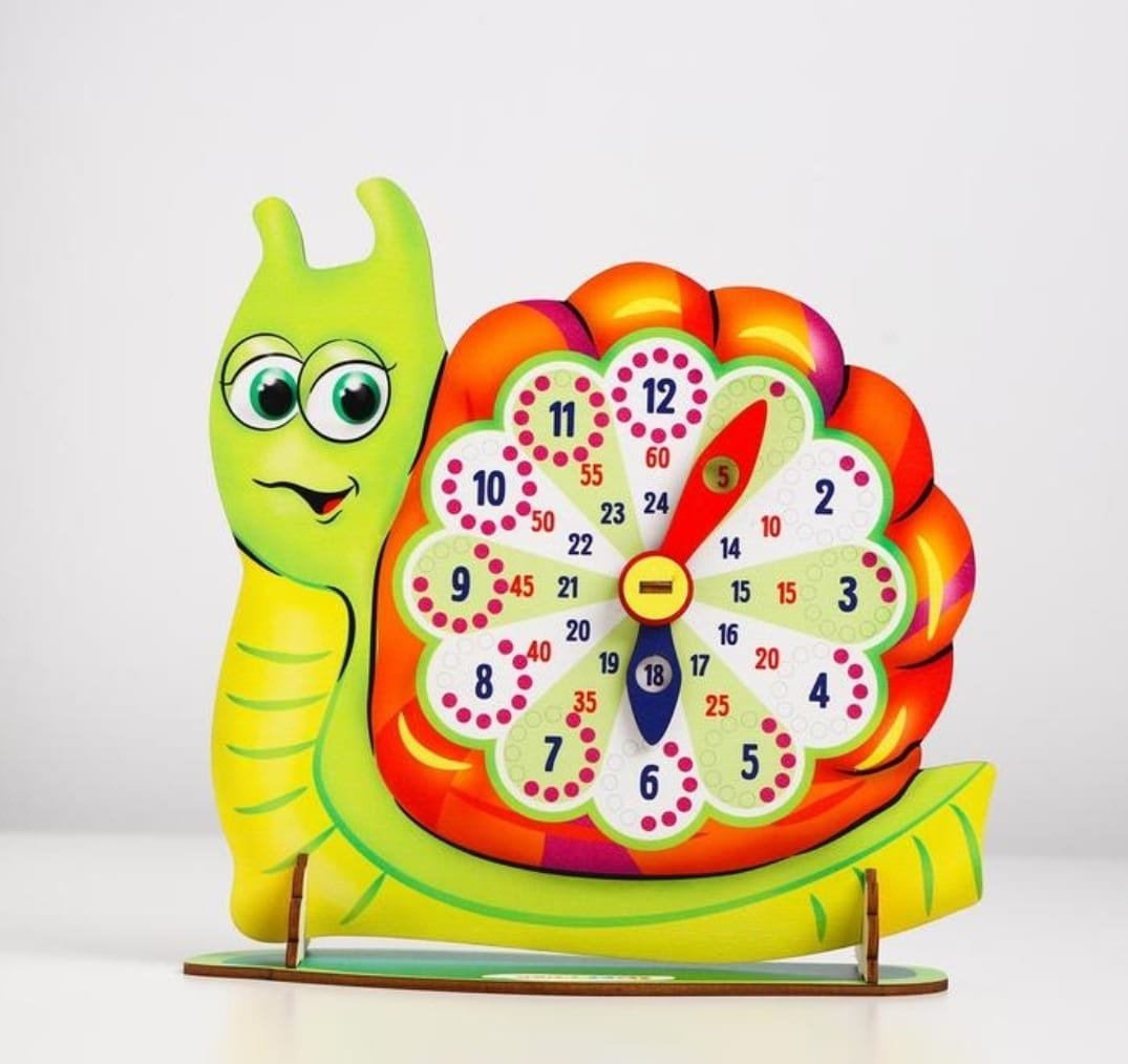 WoodLand Toys Часы Улитка 6301184 купить,NaN