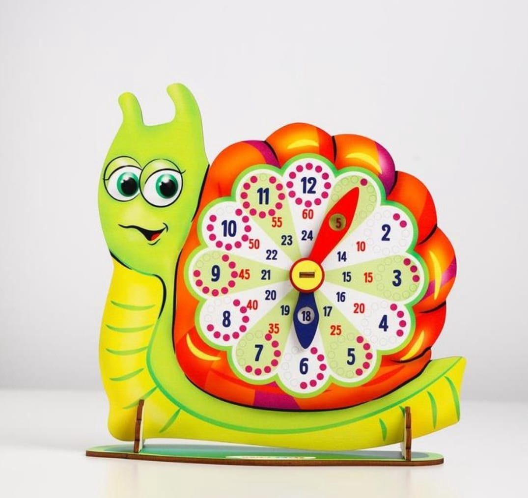 WoodLand Toys Часы Улитка 6301184 купить,NaN
