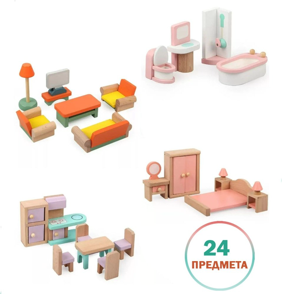 Мебель для кукольного домика MEBEL232, мультиколор купить,NaN