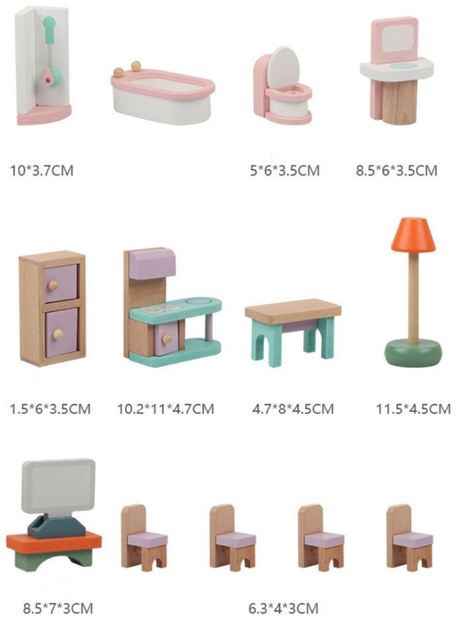 Мебель для кукольного домика MEBEL232, мультиколор купить,NaN