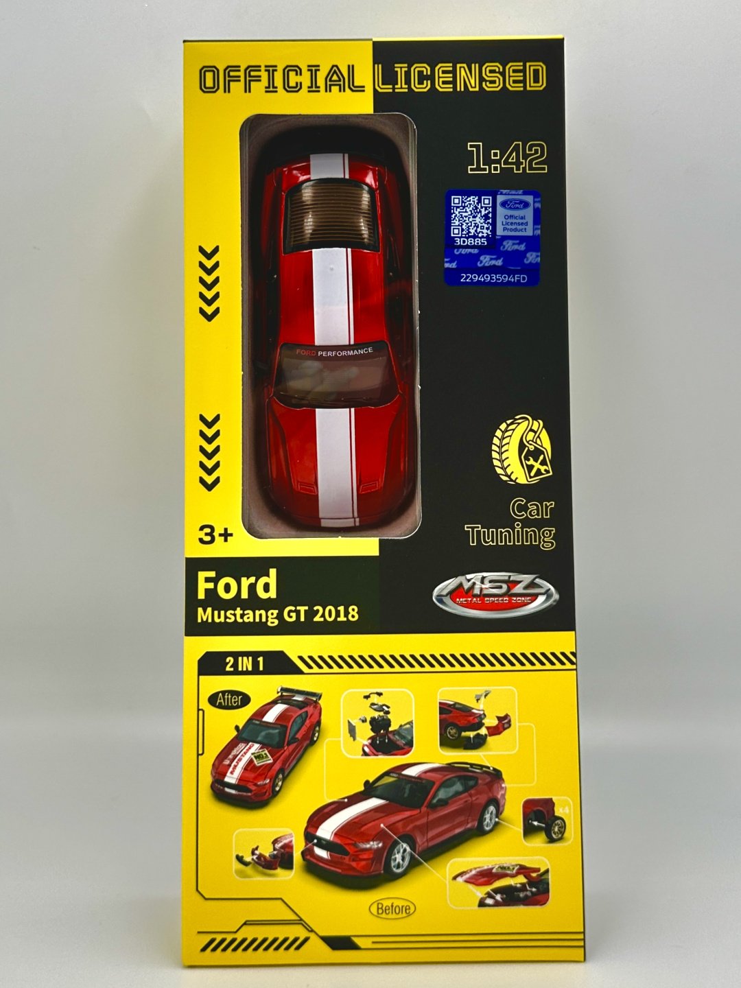 Легковая Ford Mustang 67719C, металл, мультиколор купить,NaN
