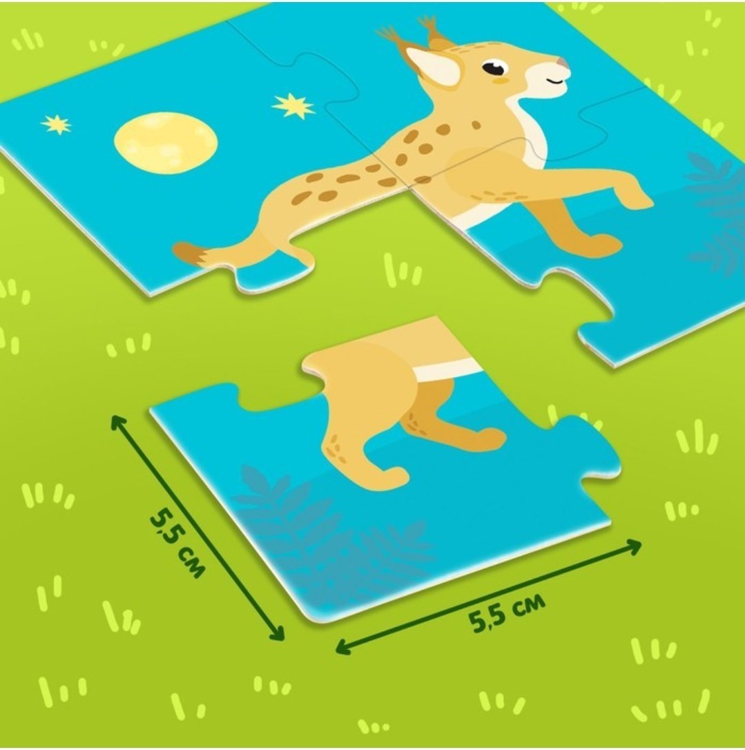 Обучающий набор Puzzle Time Жители леса купить,NaN