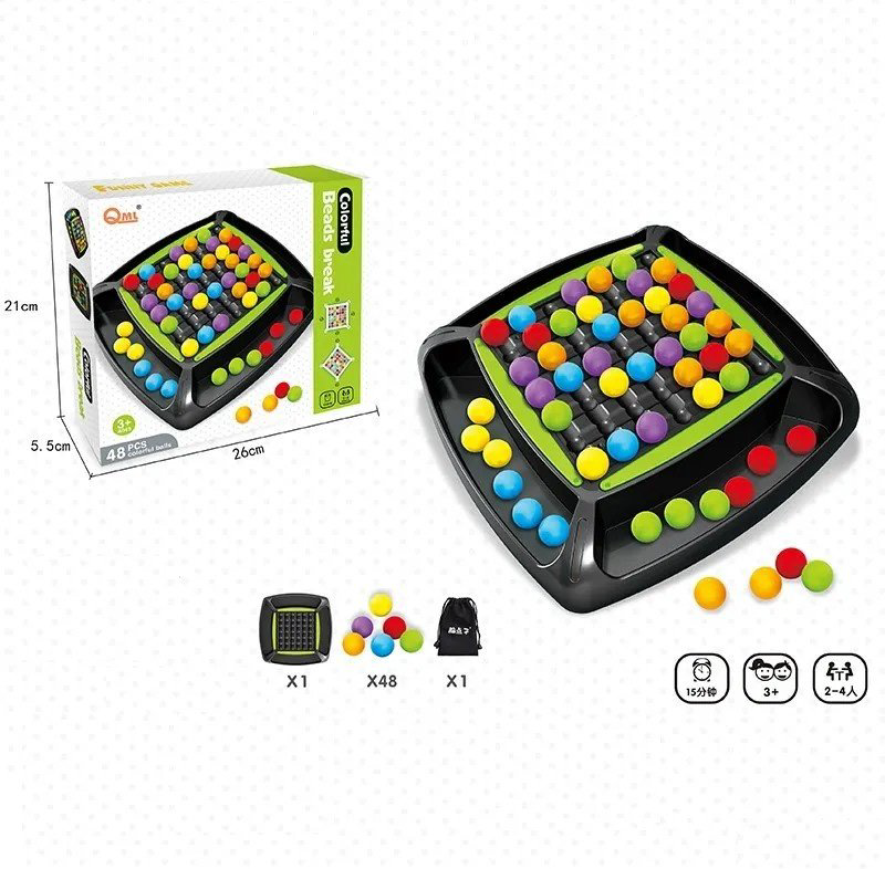 Настольная игра Настольная логическая игра с цветными шариками/Rainbow Ball Matching Game купить,NaN