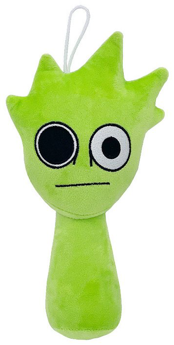 Мягкая игрушка Sprunki Овакс, высота 20 см, светло-зеленый купить,NaN