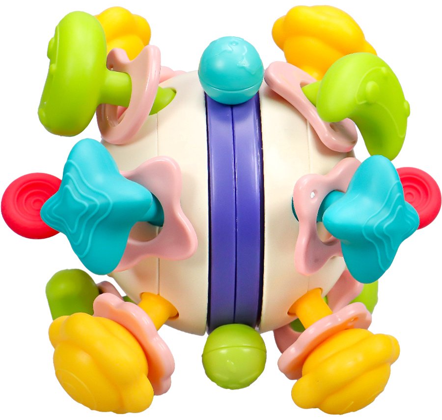 Погремушка РЫЖИЙ КОТ Ball space teether купить,NaN