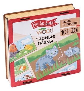 Пазл WOOD мама и малыш купить,NaN