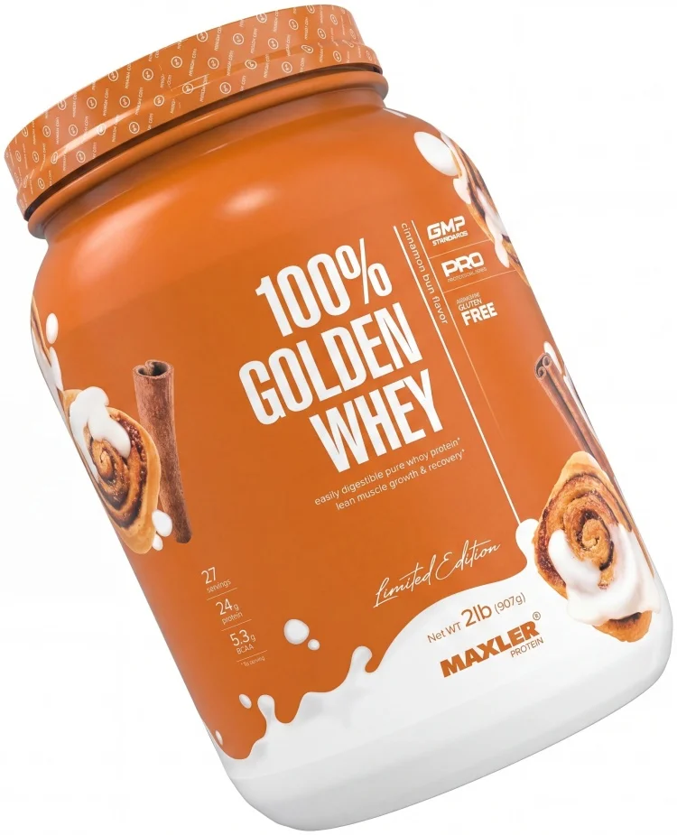 Протеин Maxler 100% Golden Whey Cinnamon 2337 900гр