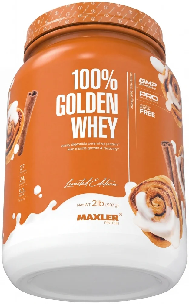 Протеин Maxler 100% Golden Whey Cinnamon 2337 900гр