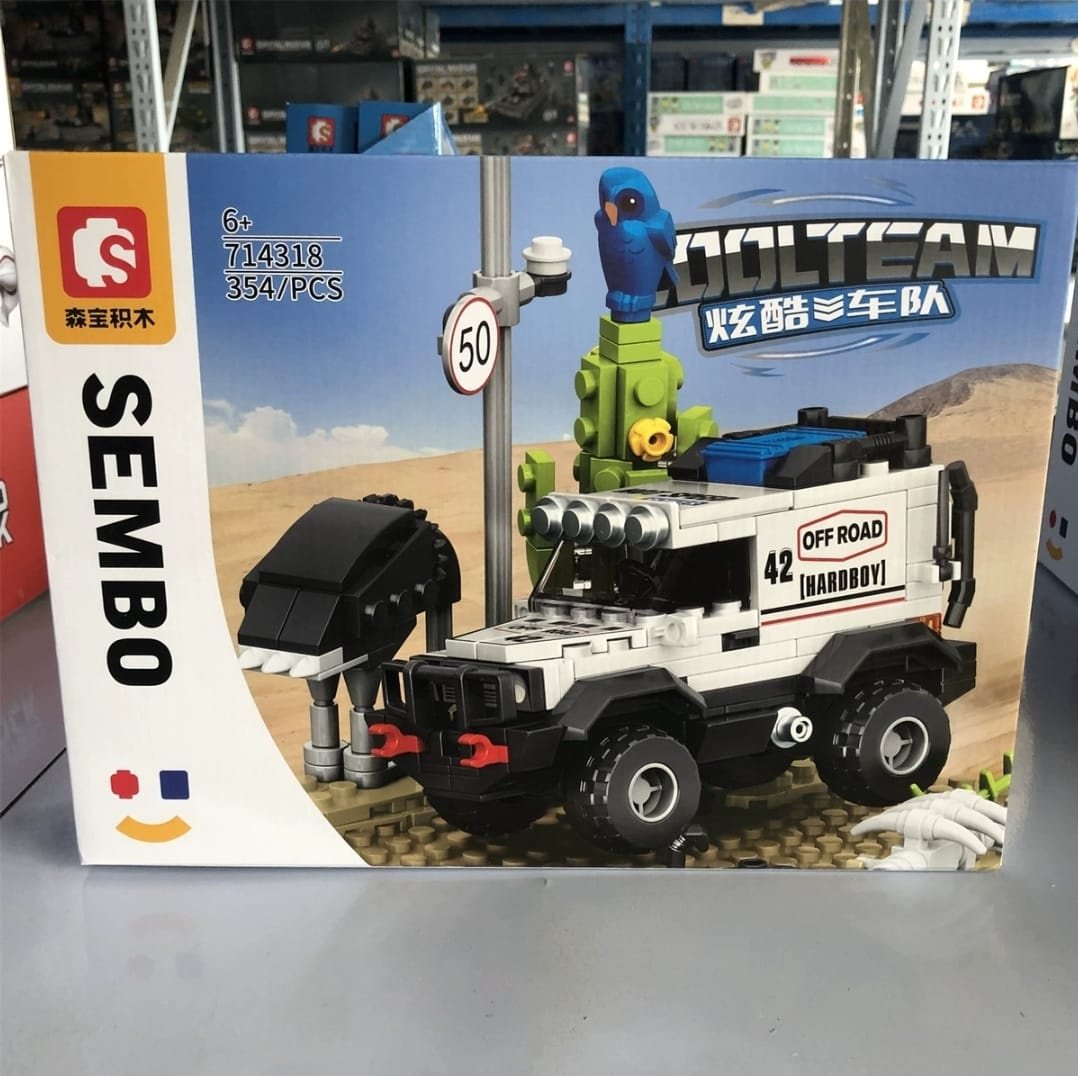 Конструктор Конструктор SEMBO CoolTeam Гонка 714318. 354 деталей, деталей 354 шт купить,NaN